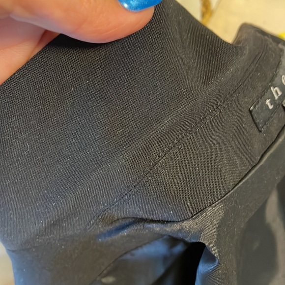 THEORY woman’s black blazer STRETCH WOOL Blend one button closure SMALL 10 (6-8) - Picture 16 of 16